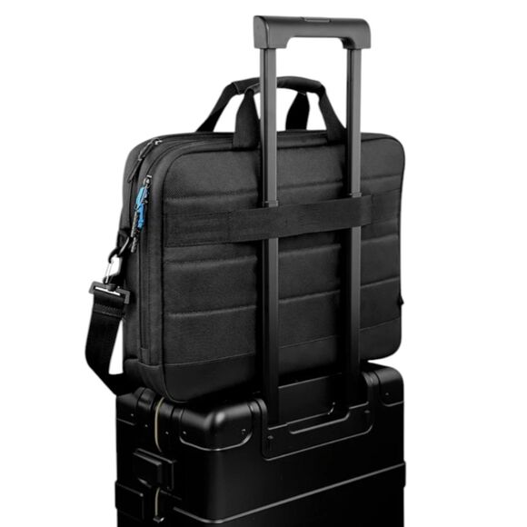 Dell Pro Briefcase Laptop Bag 14 Black Multipocket Lightweight Carrying Case - Picture 5 of 14